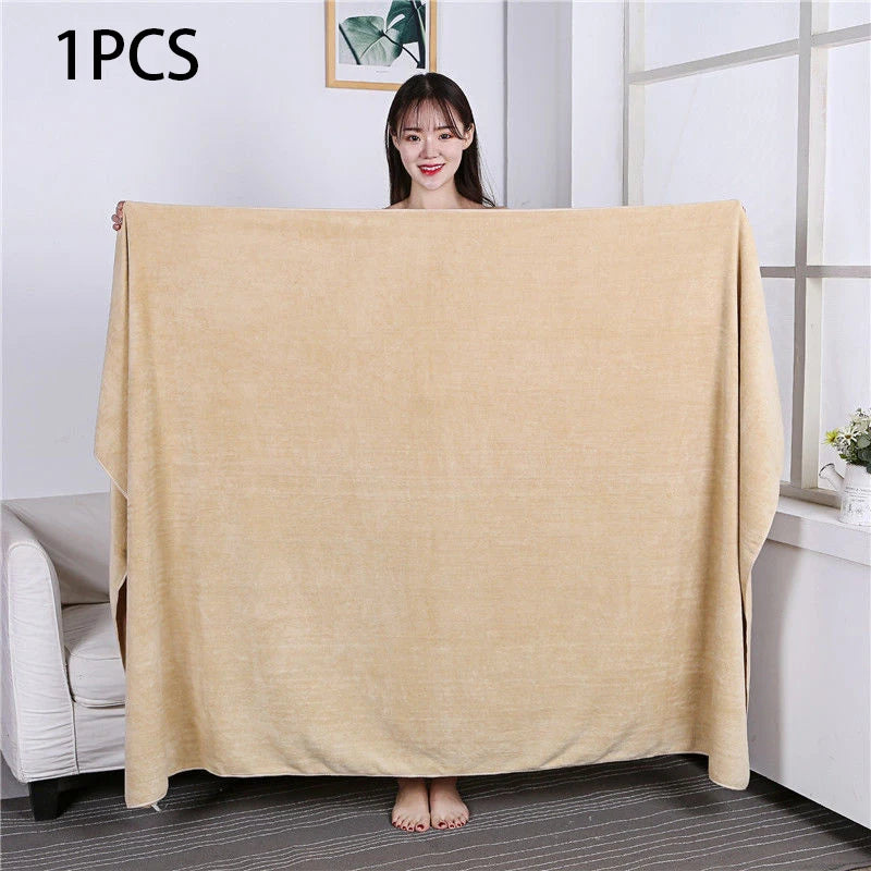 Large Size 180x200cm Thickening Beauty Salons Bath Towels Quick Drying Are Soft Skin Friendly Non Shedding Hotel Massage Towels