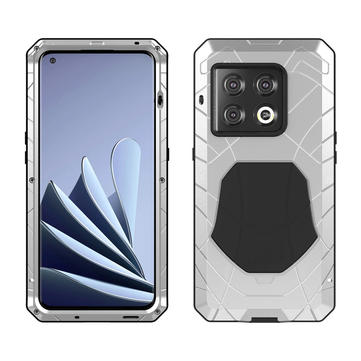 Case For Oneplus 11 10 9 8 7 7T Pro Heavy Duty Protection Doom Armor Metal Aluminum Shockproof Protector Cover Phone Accessories