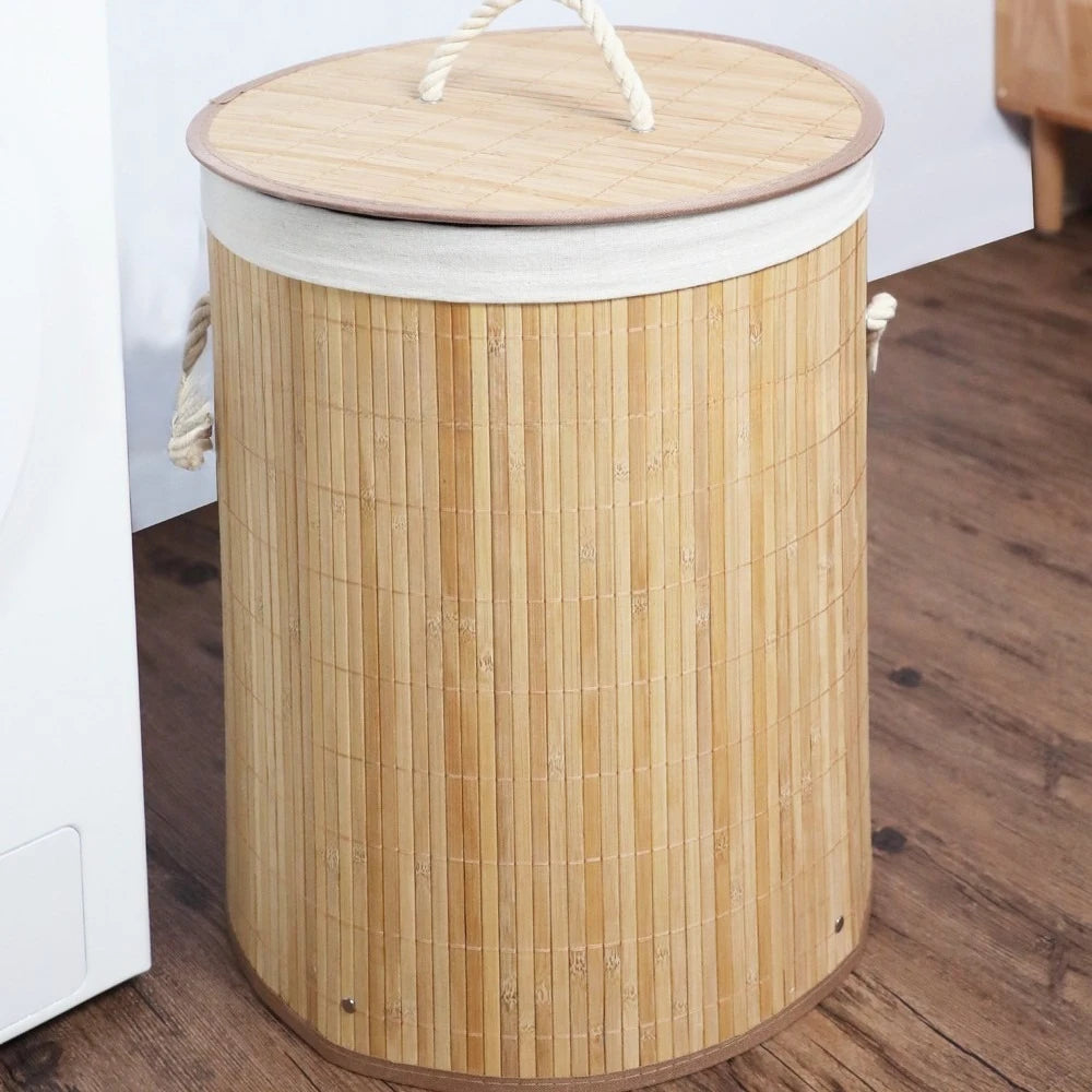 New Foldable Dirty Clothes Basket for Home Use Large Capacity with Lid Storage Box High Beauty Laundry Basket
