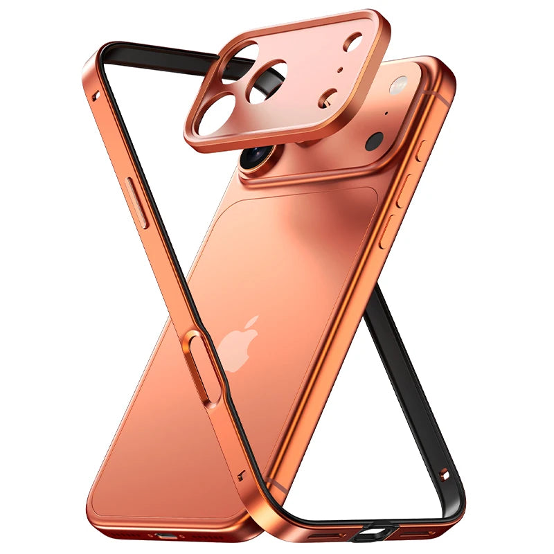 Camera Lens Protector Cover Metal Silicone Bumper Case For iPhone 17 Pro Max Air 16 Plus 15 14 13 Protection Phone Accessories