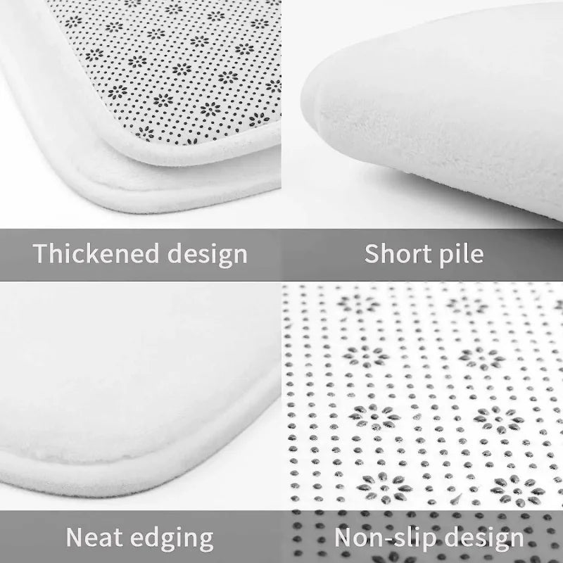 VIKAMA Earth Design Round Rug Soft, Cosy And Sound-Absorbing Bedside Rug For Bedrooms Study And Office Carpet Home Décor