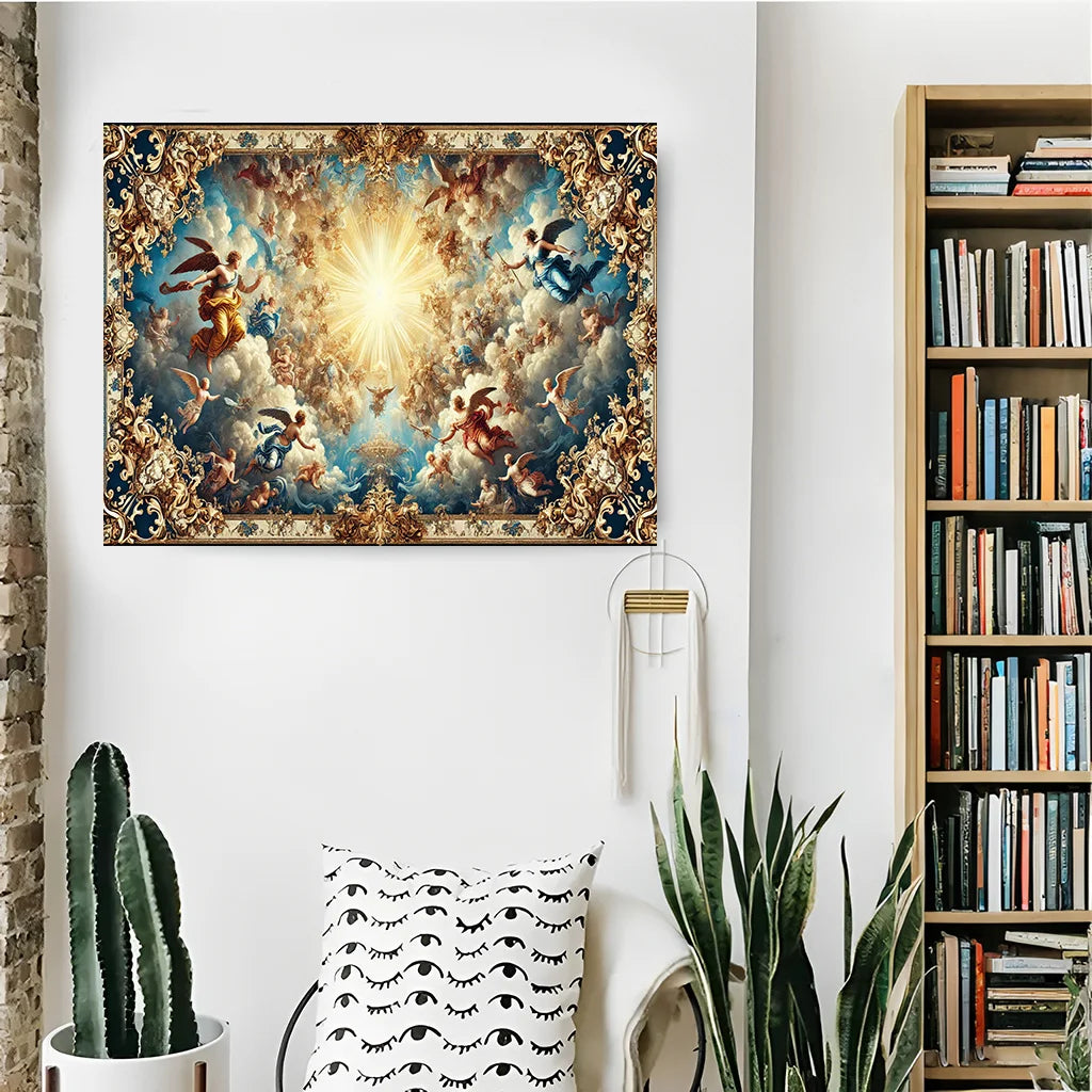Heavenly Angels Tapestry - Perfect for Home Décor, Adding a Touch of Divine Beauty and Elegance to Your Living Space