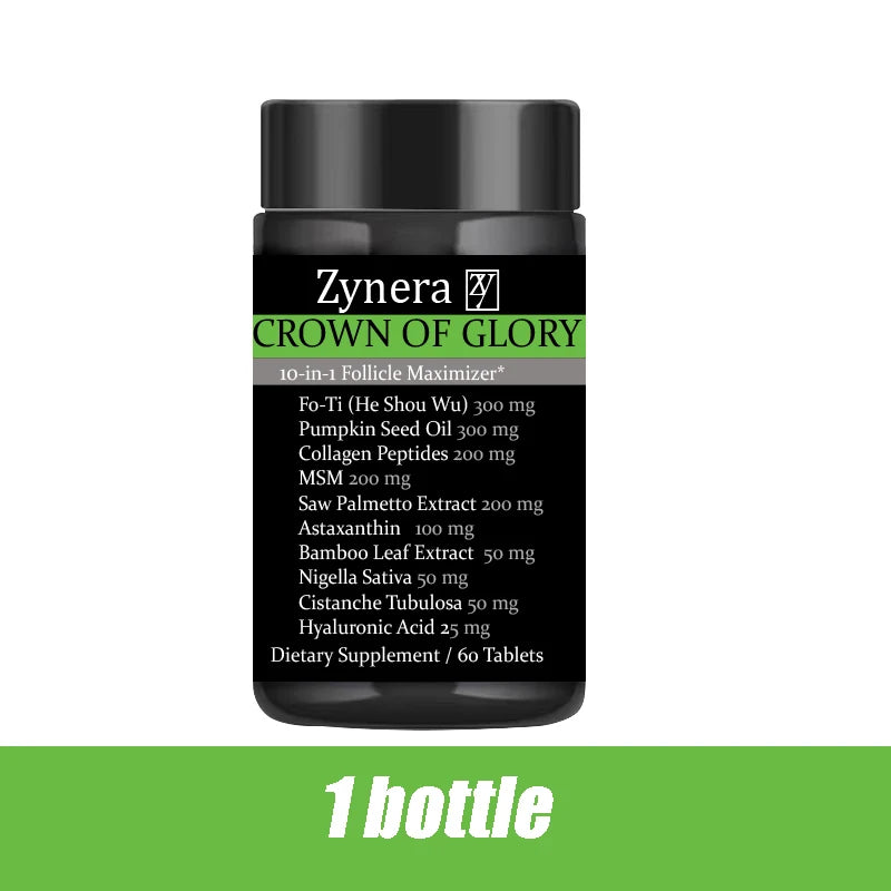 Hair Growth Tablets Multivitamin Supplement with Biotin for Joint Skin Nail Immune Repair Beauty Health Capsules for Men Women