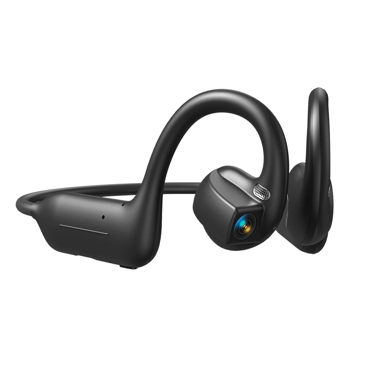 Bone Conduction Bluetooth Earphones 8MP HD Camera Wireless Earbuds AI Assistant Translation Object Recognition Headphones E12