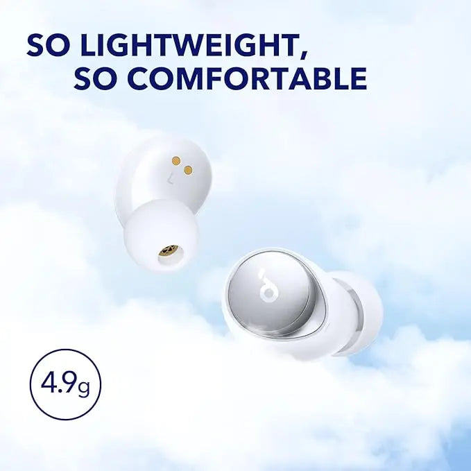 Soundcore by Anker Space A40 ANC Earbuds, Auto-Adjust, 98% Noise Reduction, 50H Playtime, App Control, Wireless C (Refurbished)