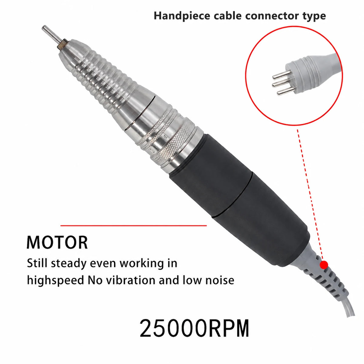 UP200 Portable Electric Nail Drill Manicure Pedicure Machine Beauty Salon Nail Art Equipment