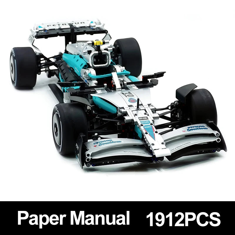 2026 New MK6021 High-Quality WI5 Racing Car 1:8 Assembled Home Décor Item 1912PCS Perfect for Gifts on Holidays and Birthdays.