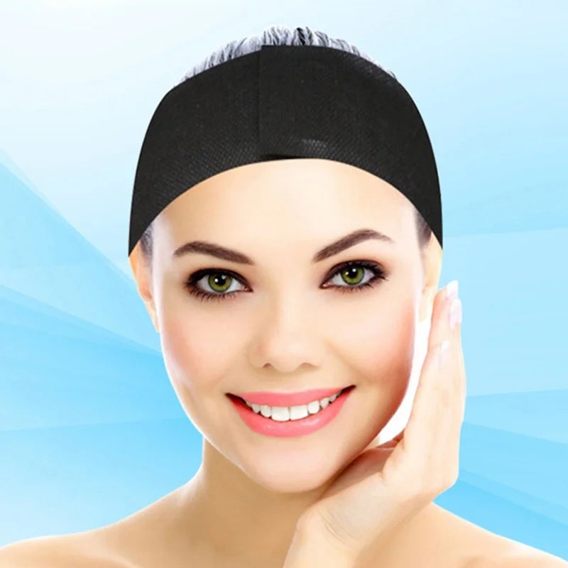 100pcs Disposable Headbands for Facials Spa Stretch Non-Woven Soft Skin Care Hair Bands Women Salons Face Washing Beauty Tools