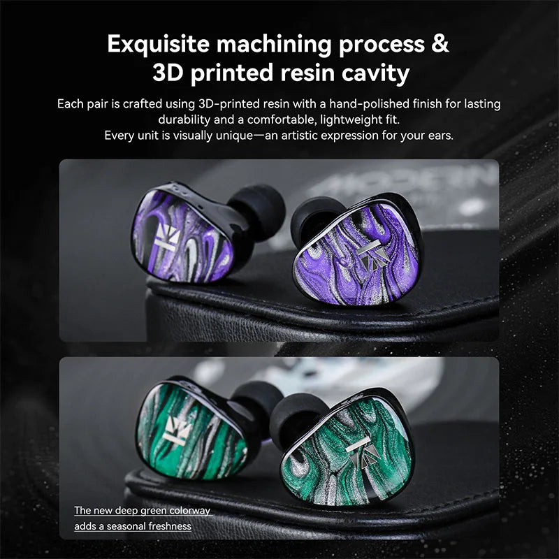 KBEAR KB03 Bone Conduction & DD & BA Hybrid Earphones 3D Printed HIFI Bass Earbuds Metal Monitor Headphones Gaming Headset