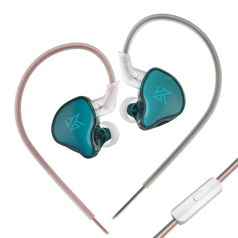 KZ EDCX Earphones Bass Earbuds In Ear Monitor Headphones Sport Noise Cancelling HIFI Headset New Arrival!