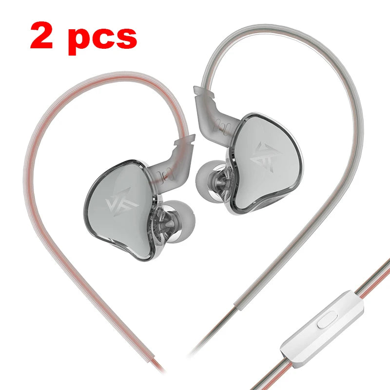 KZ EDCX Earphones Bass Earbuds In Ear Monitor Headphones Sport Noise Cancelling HIFI Headset New Arrival!
