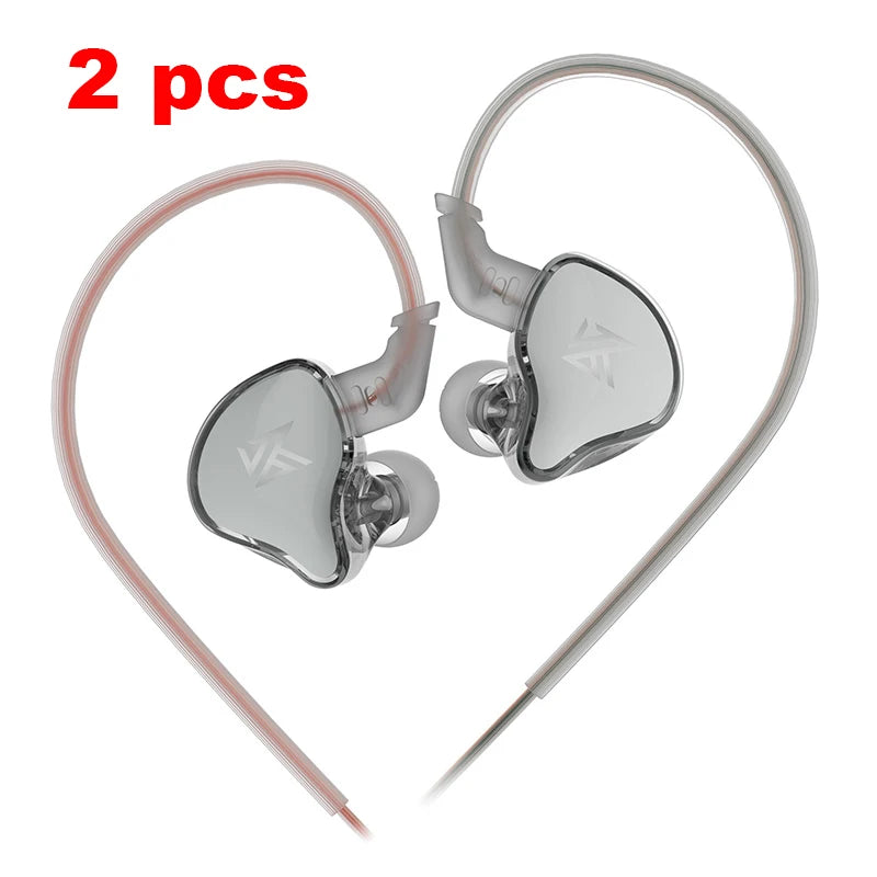 KZ EDCX Earphones Bass Earbuds In Ear Monitor Headphones Sport Noise Cancelling HIFI Headset New Arrival!