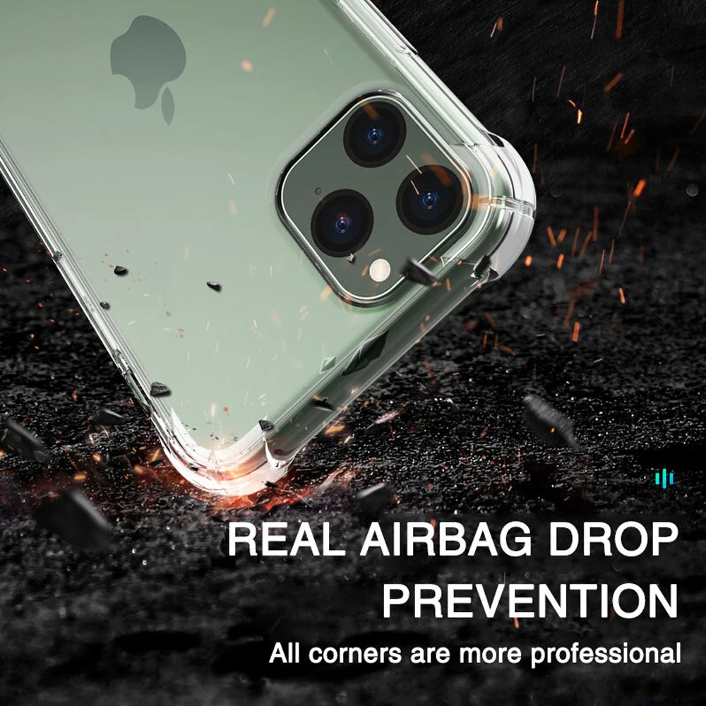 TPU bumper case for iphone 12 mini 11 Pro MAX X XR XS SE 2020 8 7 plus luxury mobile phone accessories fitted bag silicone cases
