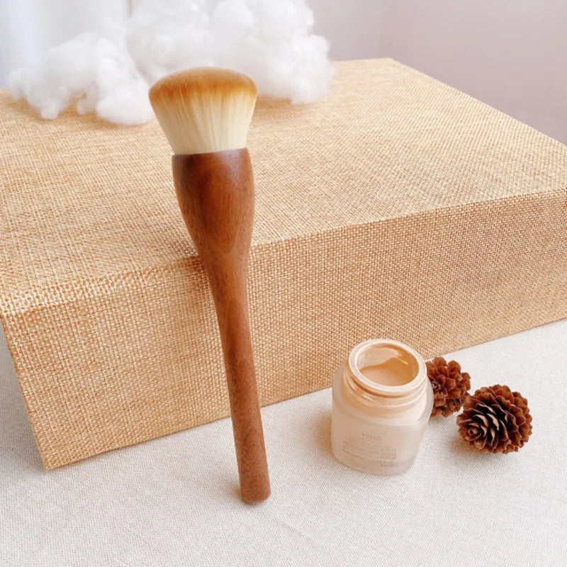 Wood Makeup Brushes Set Cosmetic Powder Blush Foundation Sculpting Eye Shadow Professional Beauty Make Up Brush