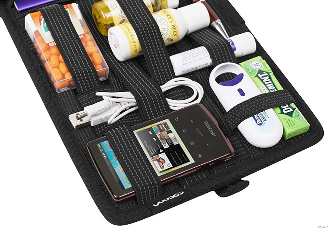 Travel Carrying Elastic Organizer Plate Electronics Accessories Organizer Plate Portable Phone Accessories Storage