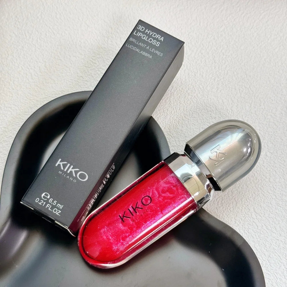 KIKO Milano Long Lasting Oil Control Weightless Wet Dry Powder 3D Hydra Glossy Shine Lip Gloss KIKO Eyeshadow Beauty Makeup Gift