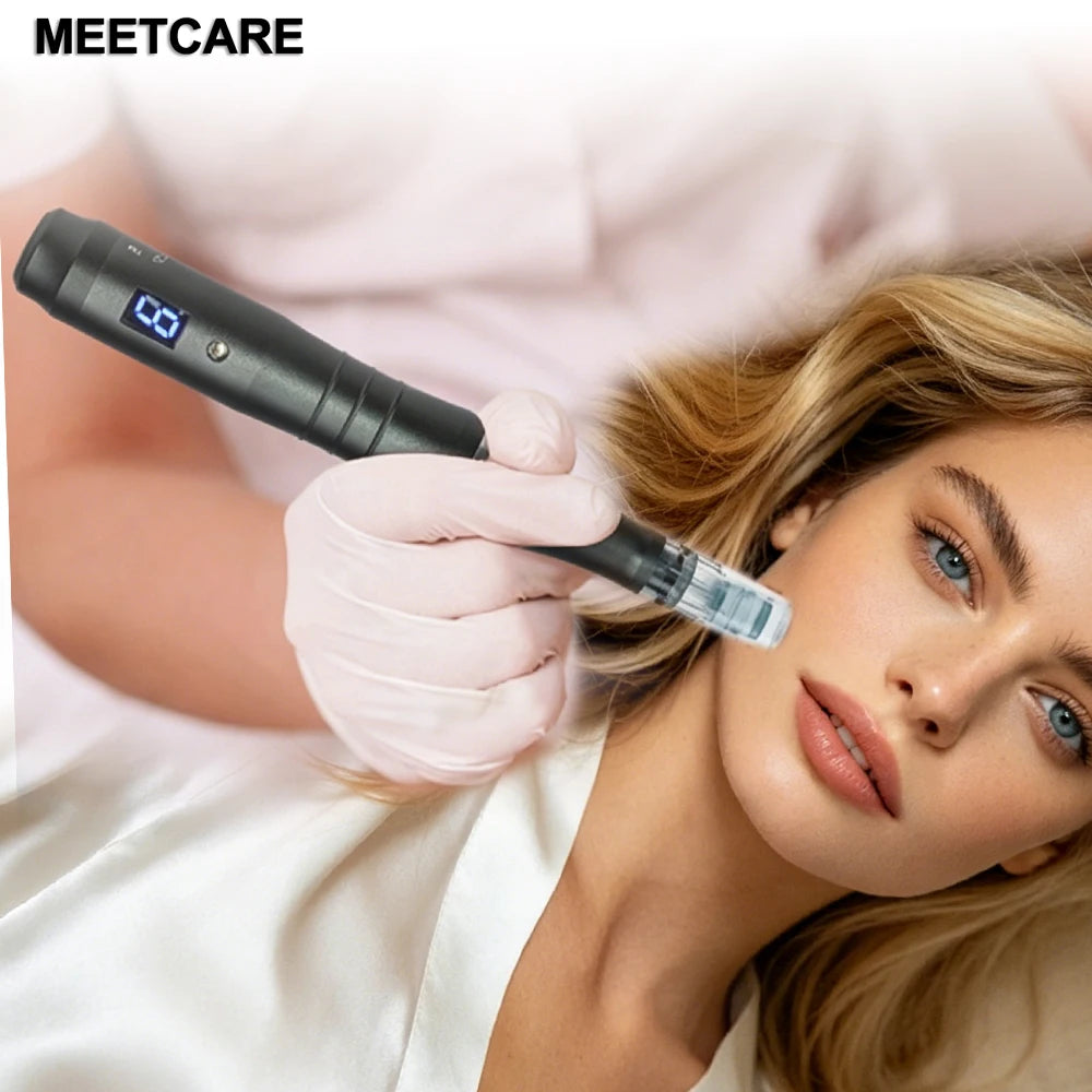 Dr Pen Electric Ultima M8 Pen With 22pcs Cartridge Wireless Derma Microneedle Kit Dermapen Beauty Skin Care Needle Length 0.2mm