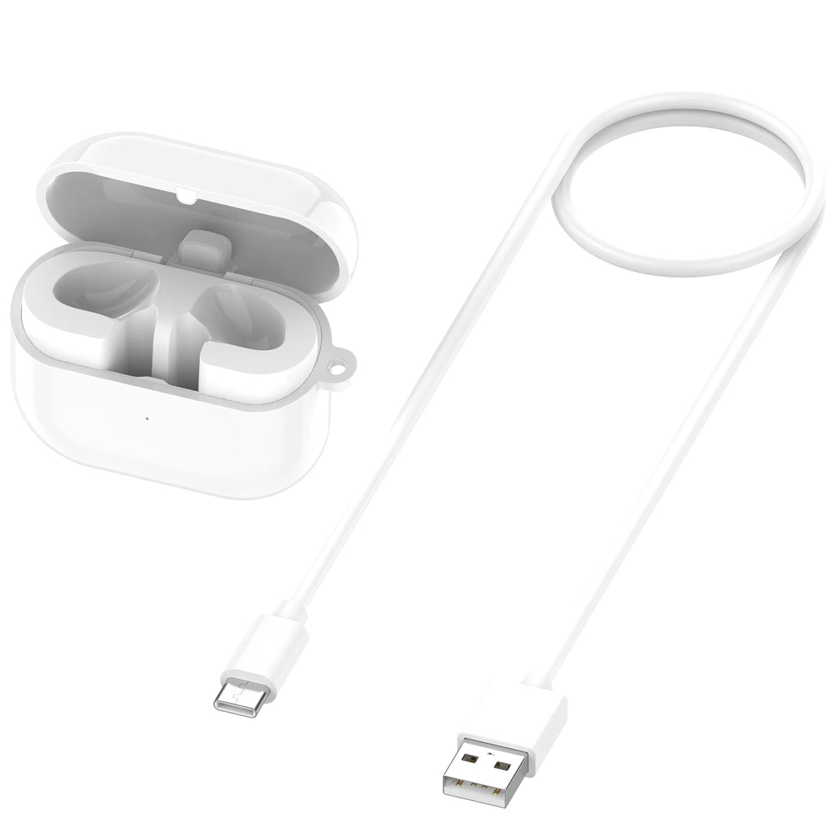 Replacement Charging Case For Galaxy Buds3 R530 Wireless Earbuds Charger Box Support Pairing Type-C LED