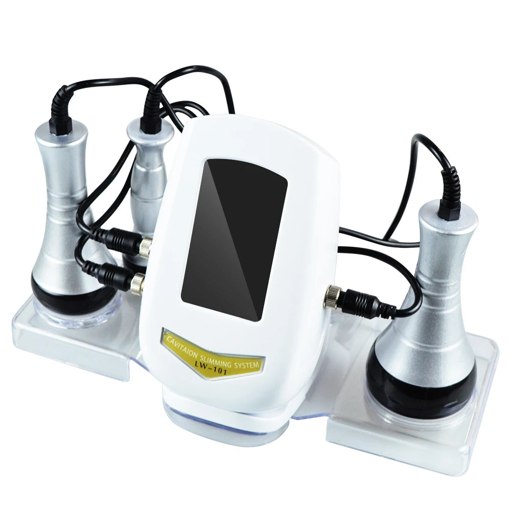 Novlora 3 In 1 40K Cavitation Machine Body Slimming Skin Tightening Fat Removal Vacuum Beauty Device Spa Salon Home Use