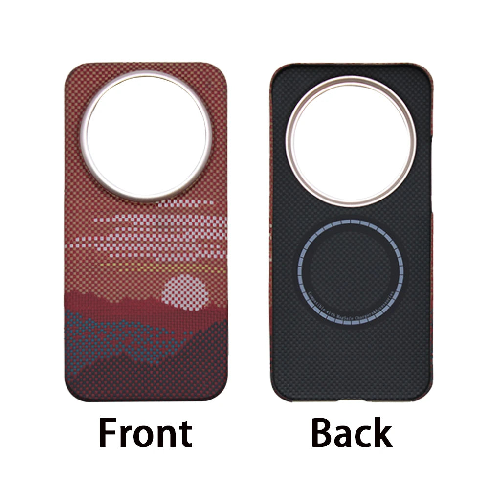 Aramid Carbon Fiber Case for Xiaomi 17 Ultra Cases Ultra-thin Shock-proof Aramid Fiber Cover Protective Shell Phone Accessories