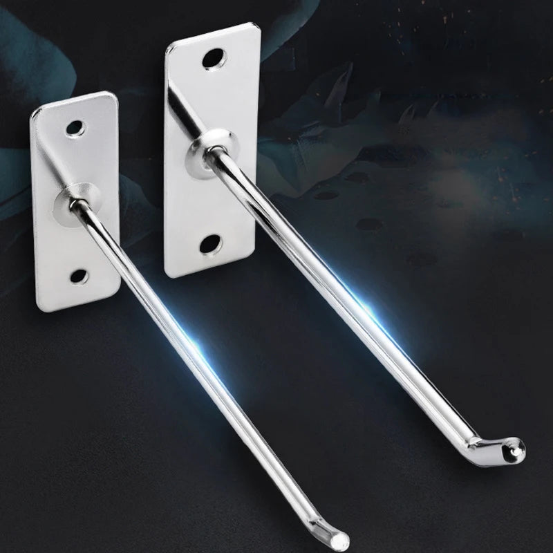 Wall Hook Nail Wall Display Lewelry Hook Mobile Phone Accessories Single Line Hook Steel Hardware Tool Hammer Pliers Wall Mount