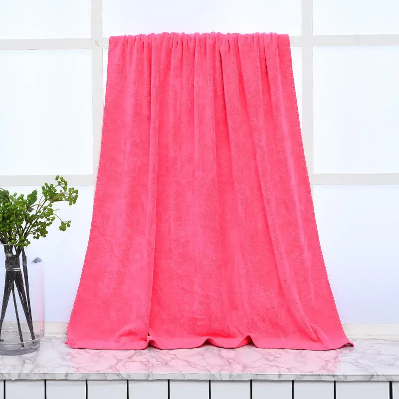 super large Microfiber bath towel,soft, high absorption and quick-drying, sports, Beauty salons and hotels multi-functional use.