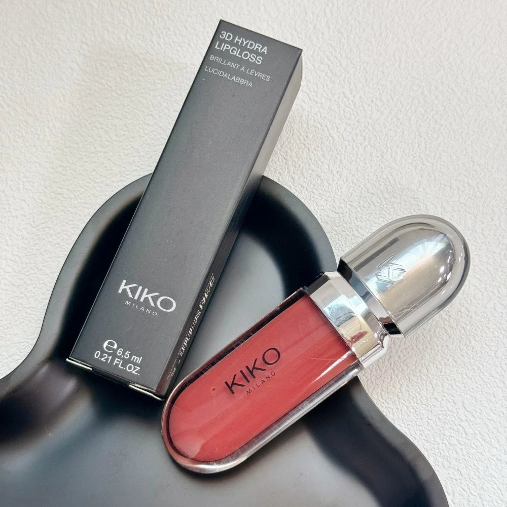 KIKO Milano Long Lasting Oil Control Weightless Wet Dry Powder 3D Hydra Glossy Shine Lip Gloss KIKO Eyeshadow Beauty Makeup Gift
