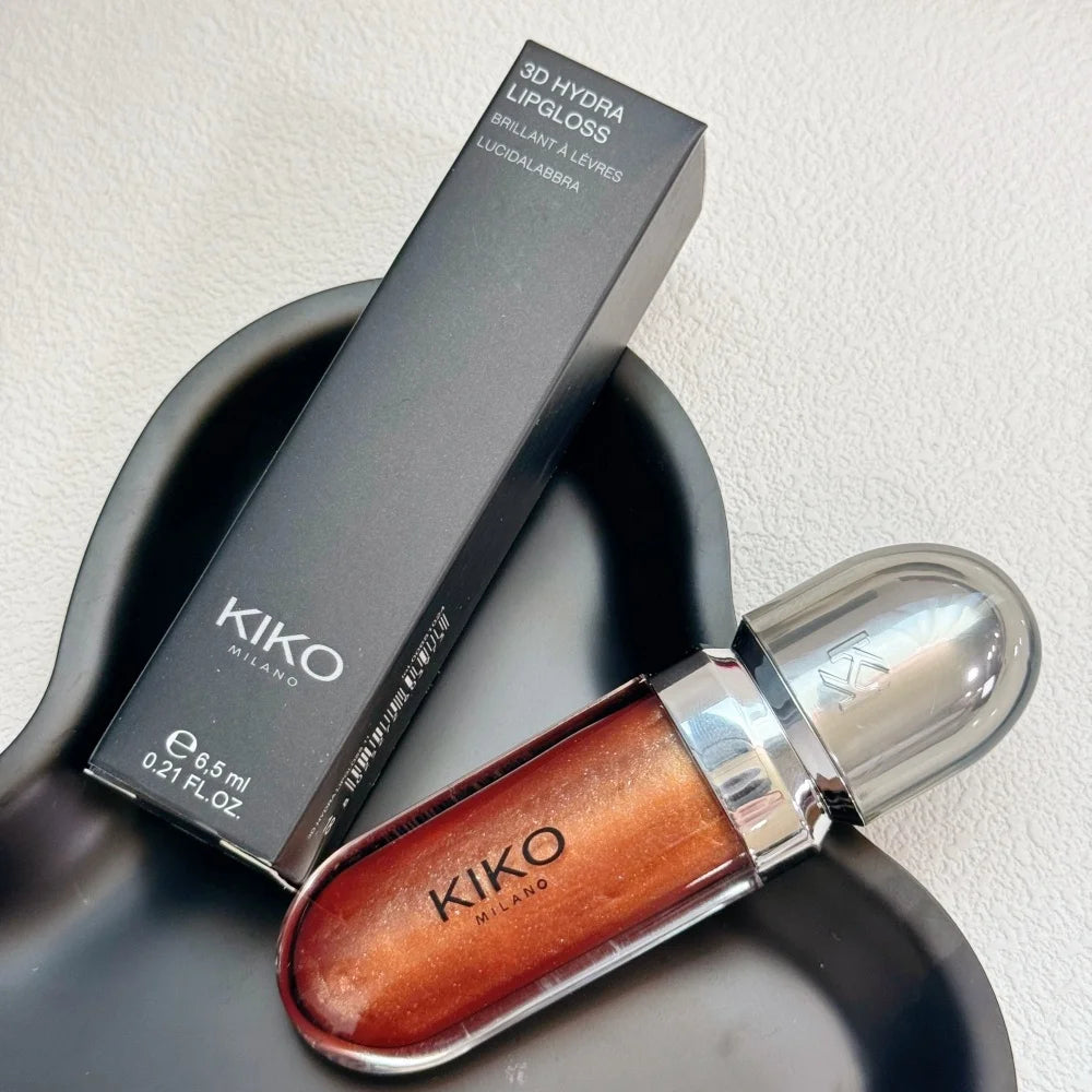 KIKO Milano Long Lasting Oil Control Weightless Wet Dry Powder 3D Hydra Glossy Shine Lip Gloss KIKO Eyeshadow Beauty Makeup Gift