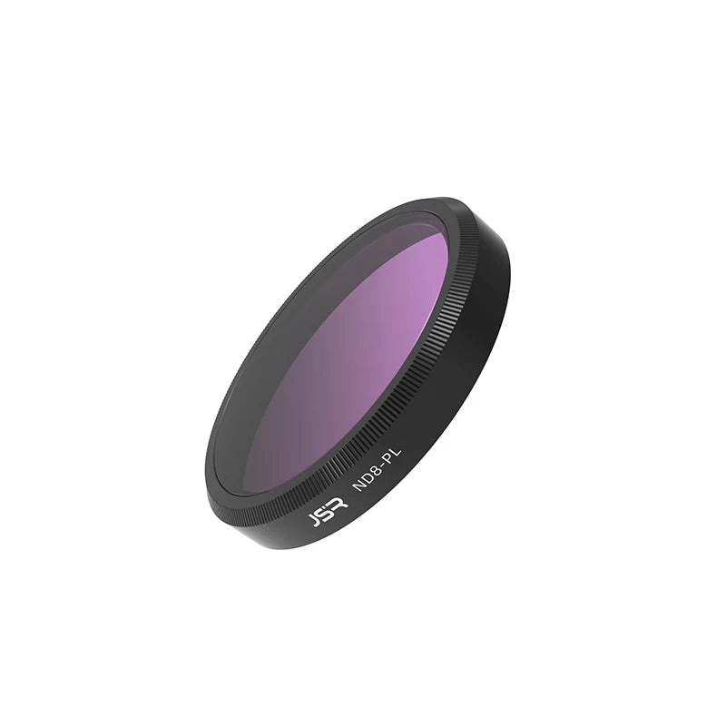 JSR For DJI Osmo Action 6 Filter Beauty 1/4 Black Flexible Mirror UV Protective Mirror CPL Polarizing Mirror Accessories