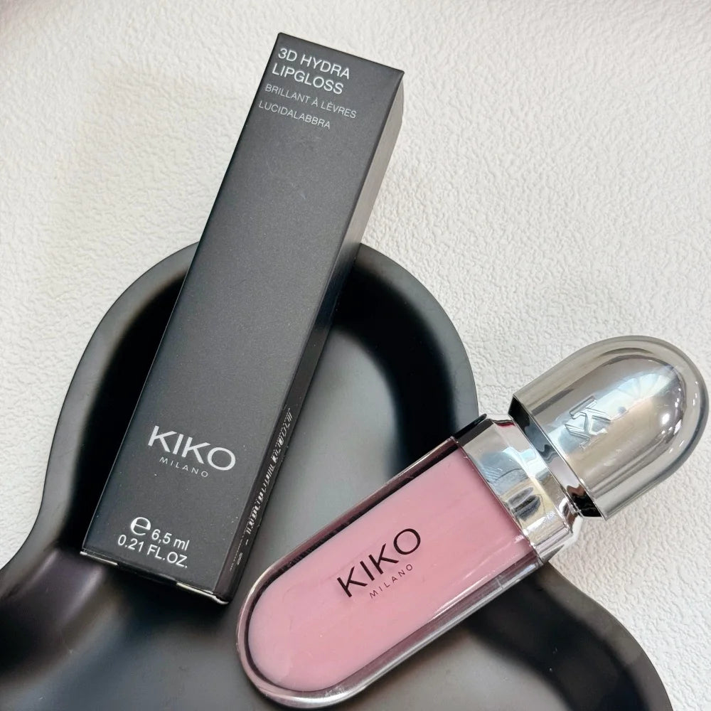 KIKO Milano Long Lasting Oil Control Weightless Wet Dry Powder 3D Hydra Glossy Shine Lip Gloss KIKO Eyeshadow Beauty Makeup Gift