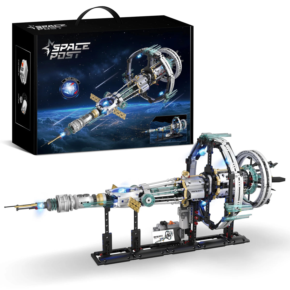 K96121 Orion Space Station Building Blocks, DIY Aerospace Model Assembly Toy for aldult, Creative Gift, Desk Home Décor Ornament
