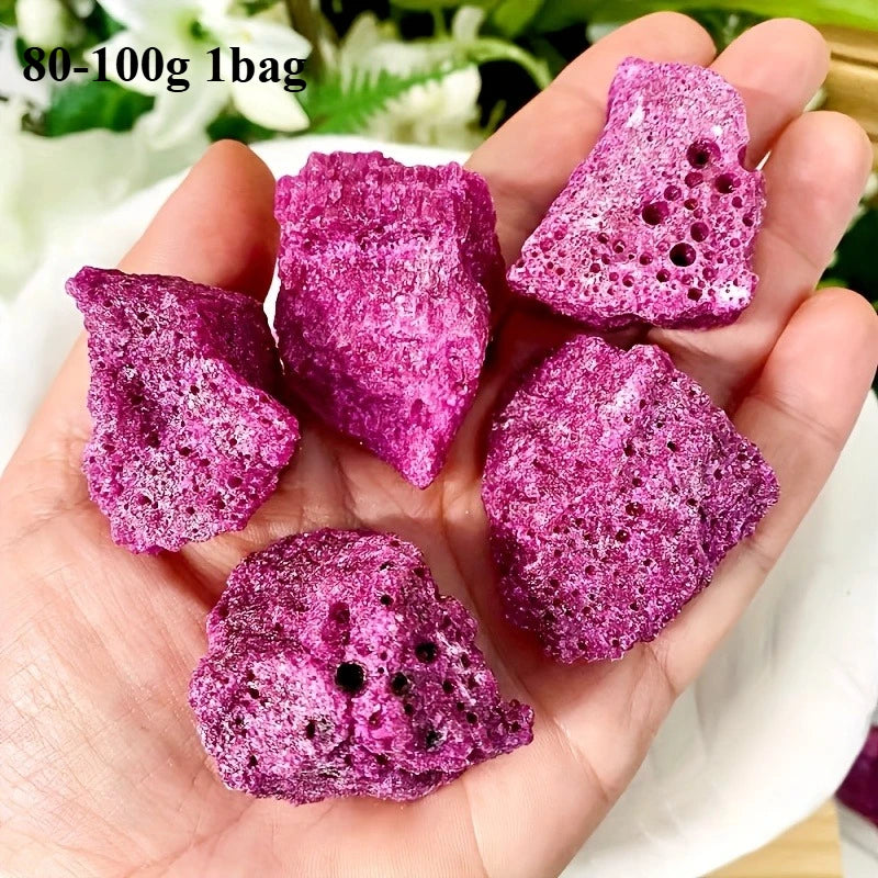 Rough Raw Natural Red Corundum Ore, Suitable for Home Décor, Holiday Gifts, Crystal Collection, Natural Crystal, Holiday Gifts