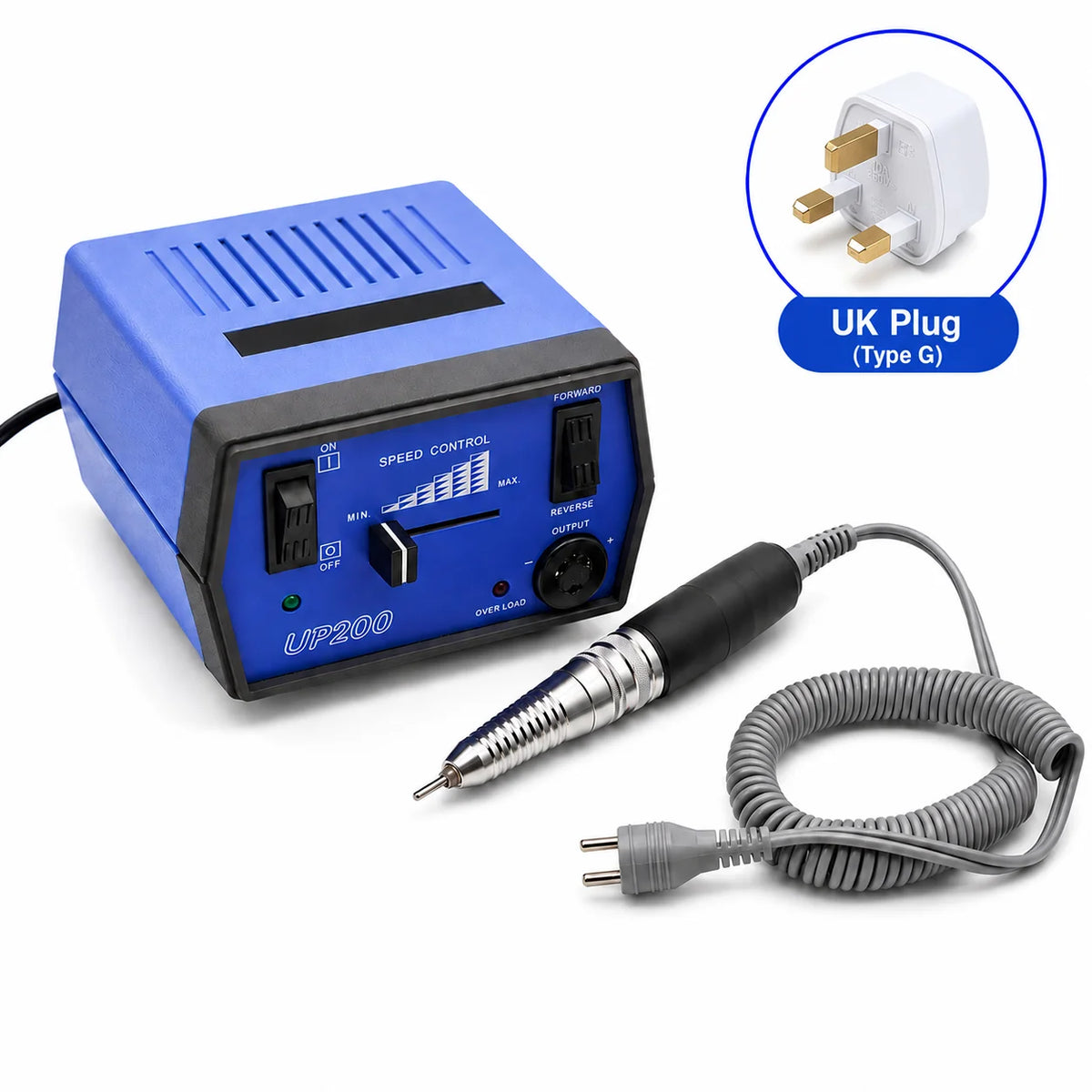 UP200 Portable Electric Nail Drill Manicure Pedicure Machine Beauty Salon Nail Art Equipment
