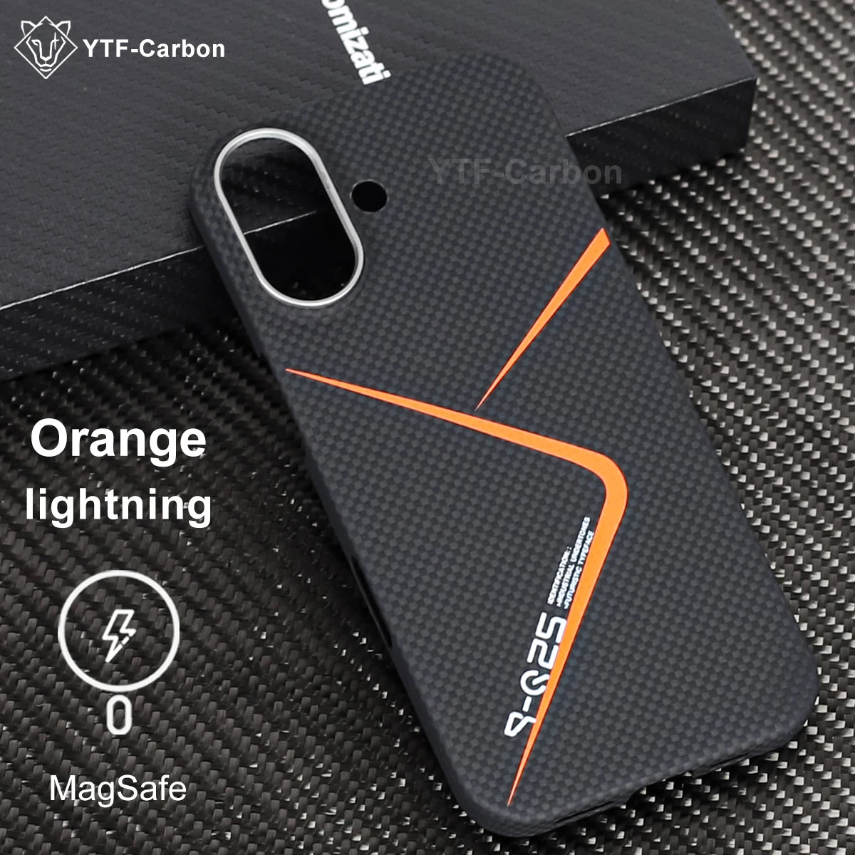 YTF-Carbon Magnetic Case For iPhone 17 17Pro Aramid Carbon Fiber Cover For Magsafe 17ProMax 17Air Cover Mobile Phone Accessories
