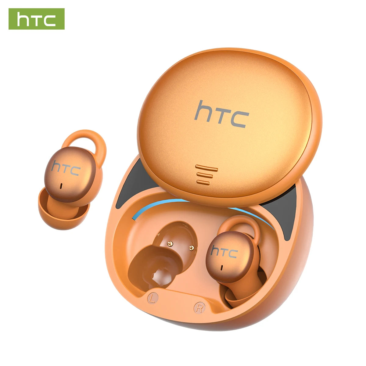 HTC Sleep Earbuds Wireless Block Snoring Noise Reduction Bluetooth Headphones Dolby Lightweight for Side Sleepers Earphones