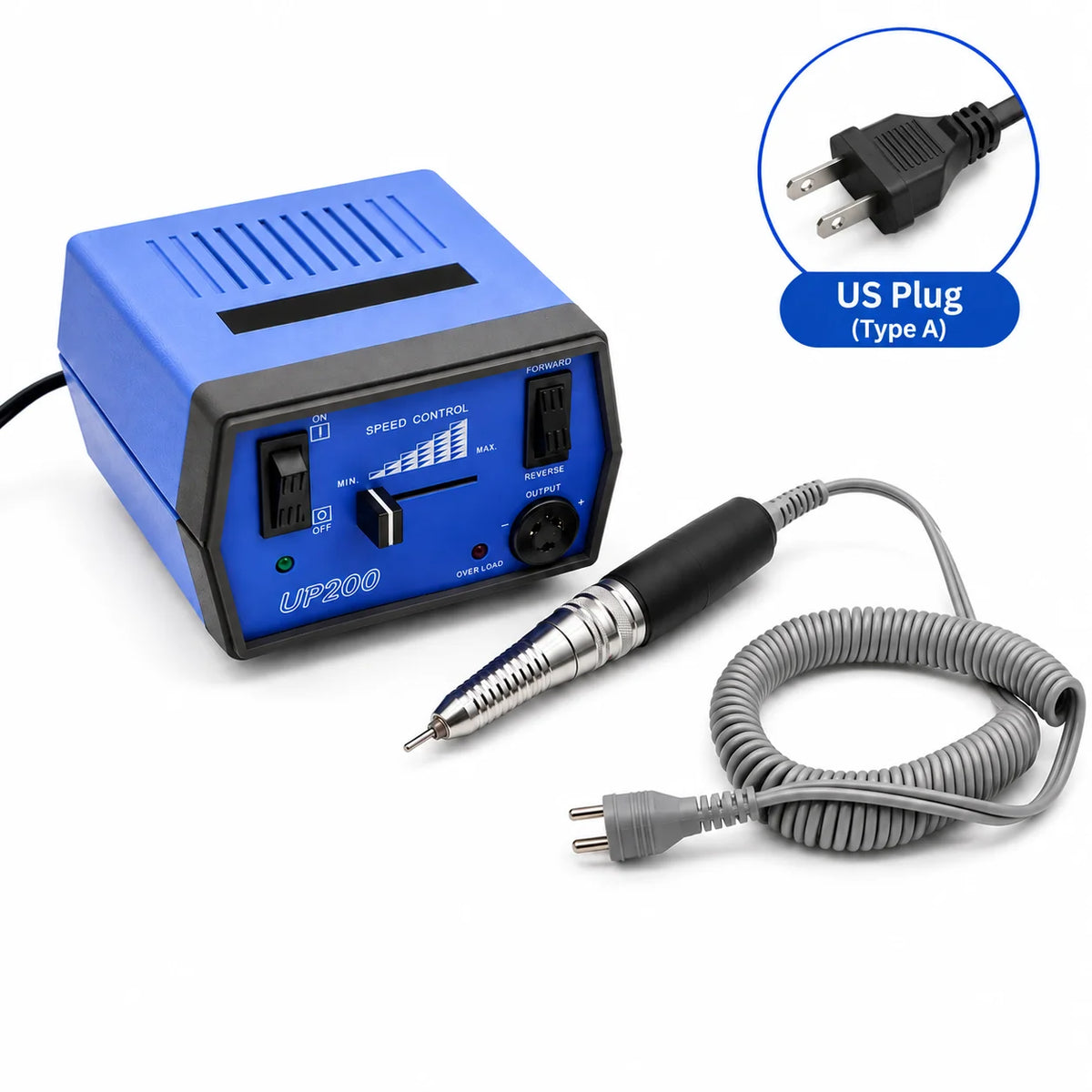 UP200 Portable Electric Nail Drill Manicure Pedicure Machine Beauty Salon Nail Art Equipment