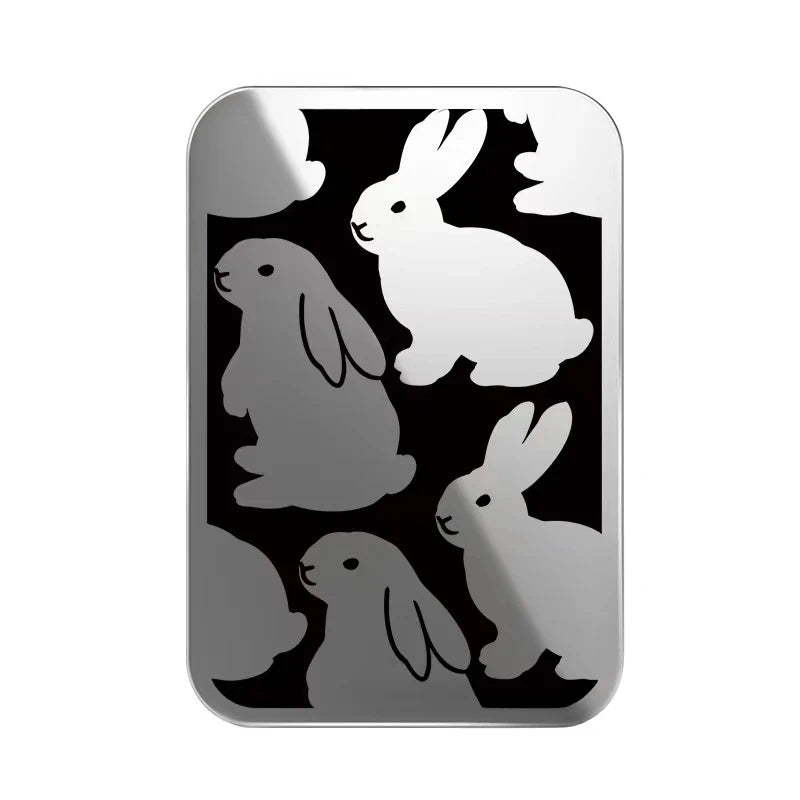 Horse Cat Rabbit Cartoon Magnetic Grip Card Holder Phone Stand for IPhone Holder Mount Support for Galaxy Phone Accessories