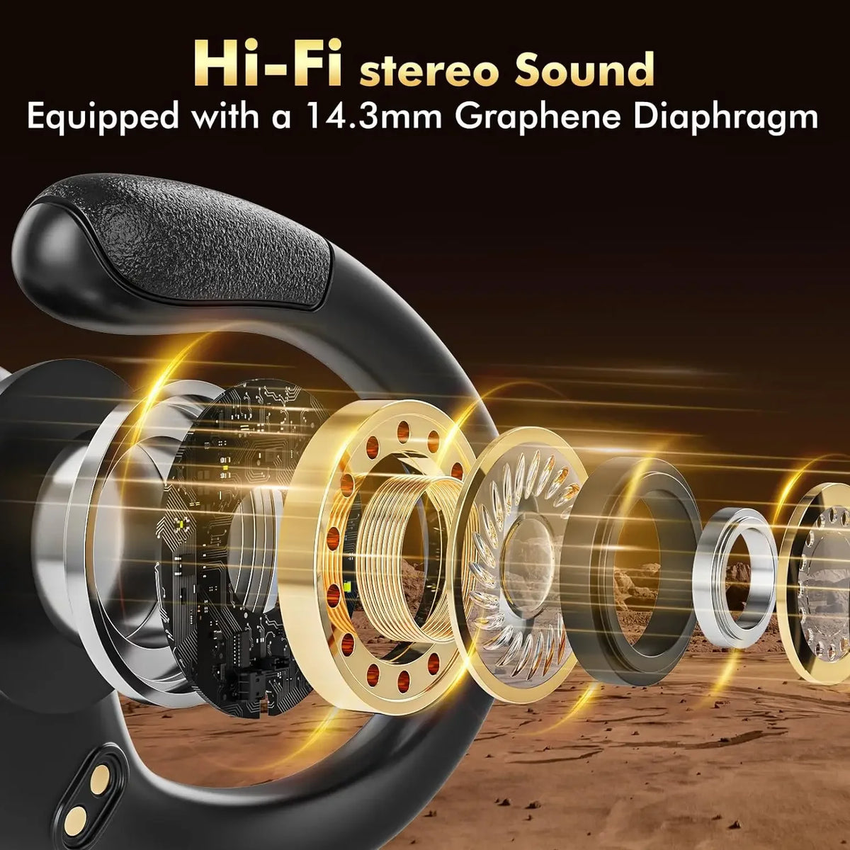 BX17 TWS Wireless Headphones Noise Cancelling Gaming Earphone Bluetooth 6.0 HIFI Sport Earbuds Music Headsets For Android iPhone