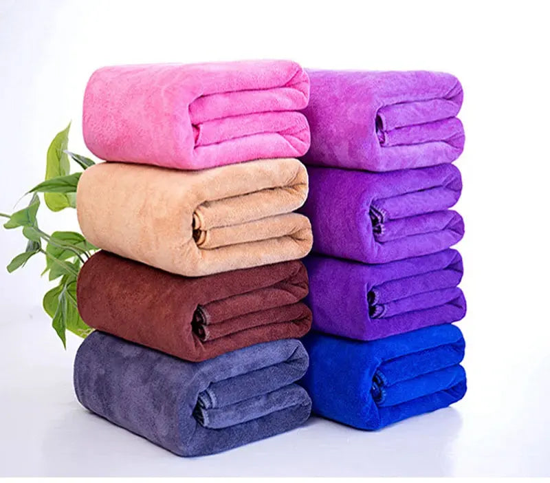 Beauty Salon Bath Towel Massage Home and Soft Double-Sided Thickened Non-Linting Quick-Drying Soft Sports Sweat-Absorbent Towel