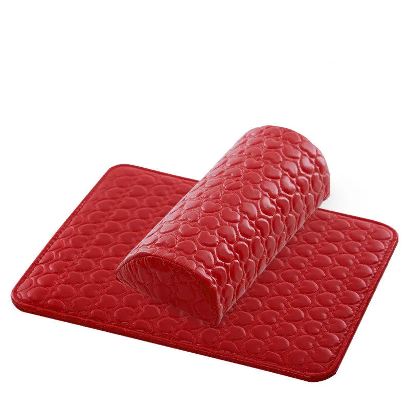 2Pcs Semicircle Hand Rests Cushion Pillow Pad Set Nail Art Design Manicure Beauty Tool Manicure Art Mat Salon Equipment Supplies