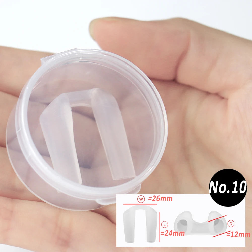 1pc Silicone Nostril Support Rhinoplasty Postoperative Nose Shaping Beauty Noseclip Nose Correction Fixator Adjust