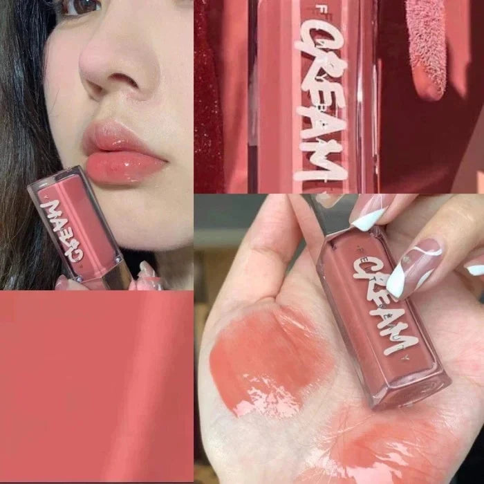 Fenty Beauty Multicolored Lip Gloss Moisturize Plumper Long-acting Lipstick Nude Pink Highlight Powder Contour Stick Makeup Set