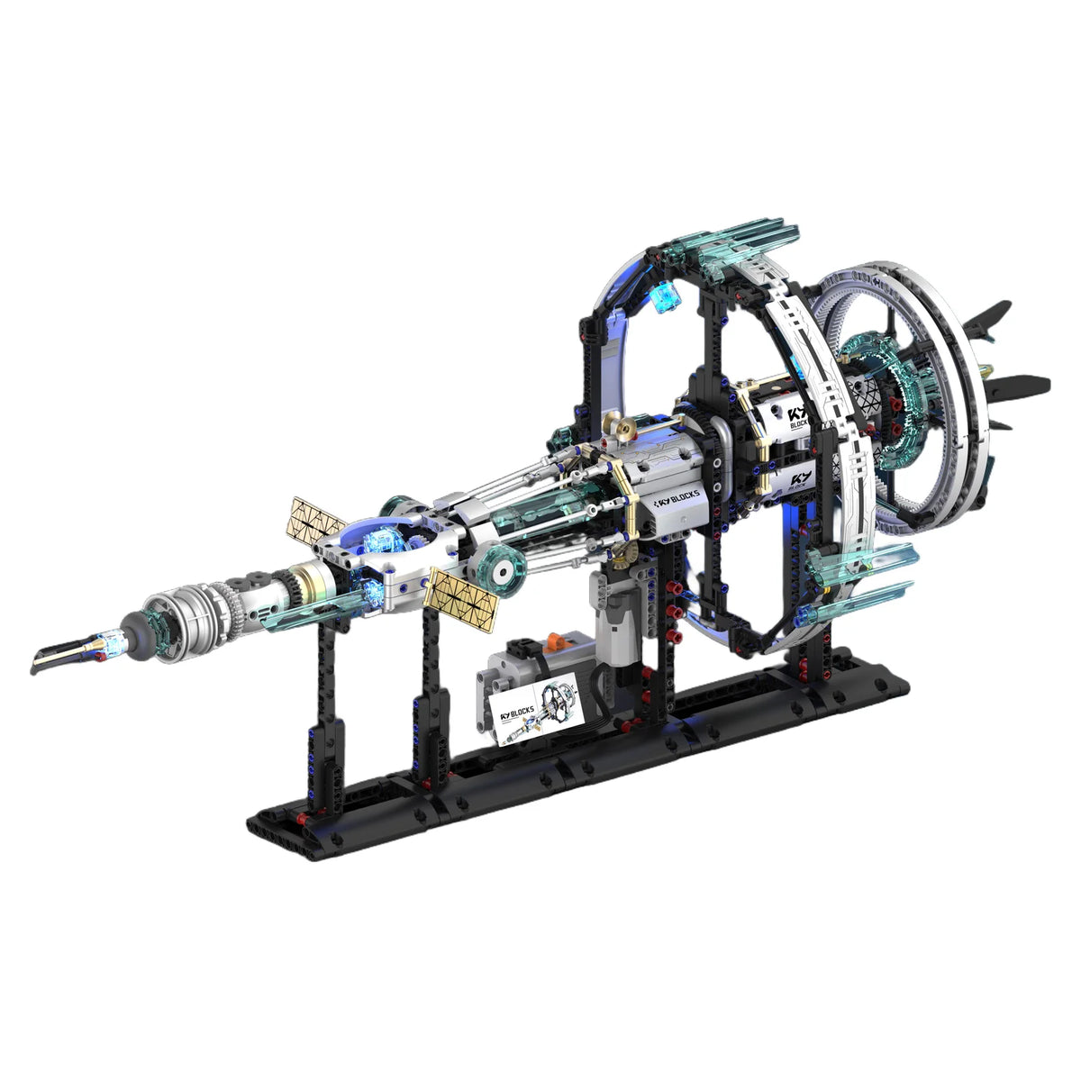 K96121 Orion Space Station Building Blocks, DIY Aerospace Model Assembly Toy for aldult, Creative Gift, Desk Home Décor Ornament