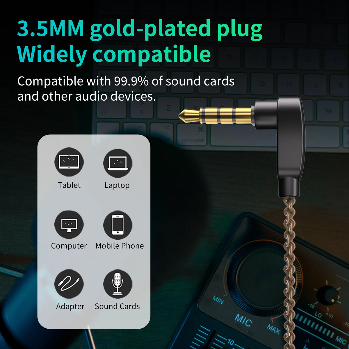 KBEAR Rosefinch IEM Earbuds Anti-burst Sound Design HiFi Earphones Monitoring Headphone Optional 1.2m/2m Extension Cable Headset