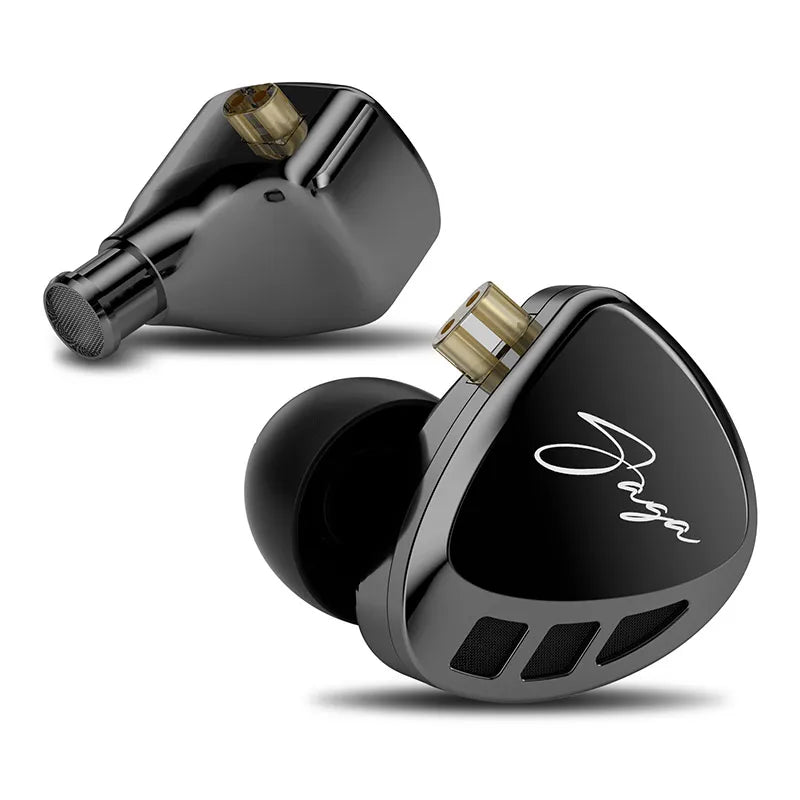 KZ Saga In Ear Earphones Two Different Tuning Music Headphones HiFi Stereo Bass Earbuds Sport Gaming Headset 2PINS Cable