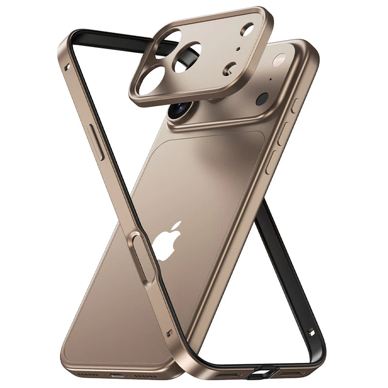 Camera Lens Protector Cover Metal Silicone Bumper Case For iPhone 17 Pro Max Air 16 Plus 15 14 13 Protection Phone Accessories