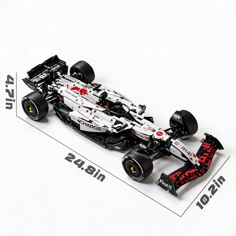 2026 New Model MK6025 Technical Classic Performance Series – 1,900 PCS RB21 White Sports Car Set for Home Décor and Gifts