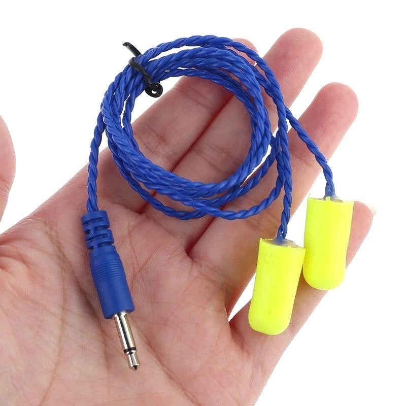 W89C Noise Cancelling Earbuds Mono Racing Speaker Headphone Headset Cable Replacement
