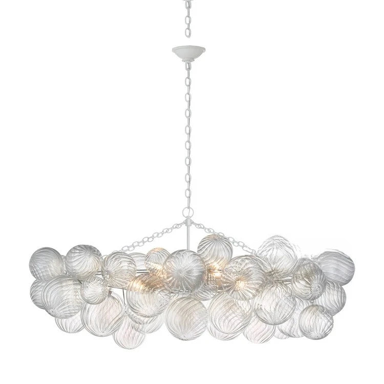 American Style Glass Bubble Ball Pendant Lights Vintage Living Rooms Cantilevered Dining  Dressing Room Master Bedroom Lighting