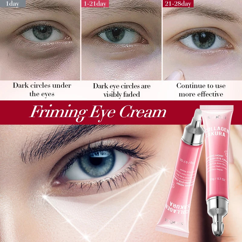 1/3/5/10pcs Sakura Eye Cream Anti Dark Circles Removal Eyes Bags Lifting Firming Moisturizing Eye Creams Beauty Eyes Skin Care